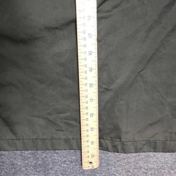 Athleta Radiant Hybrid Dress Black Olive Green Hooded Medium - Picture 5 of 10